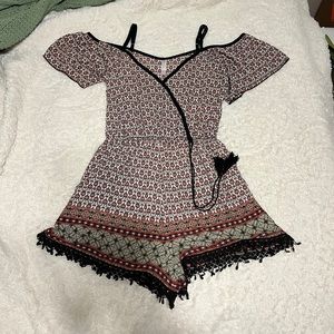 Off the shoulder romper